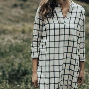 Plaid Tunic